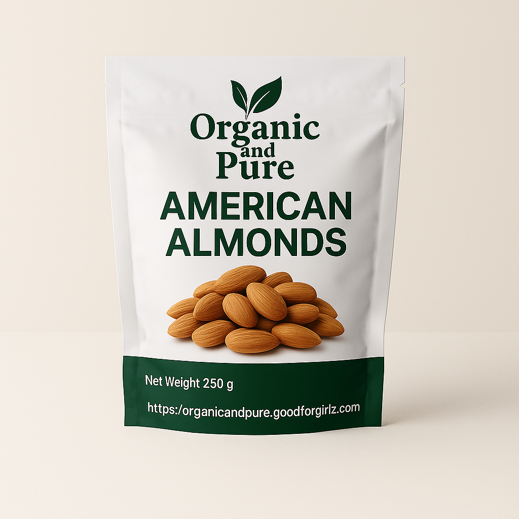 Pure American Almonds Badam Giri (250gm pack)