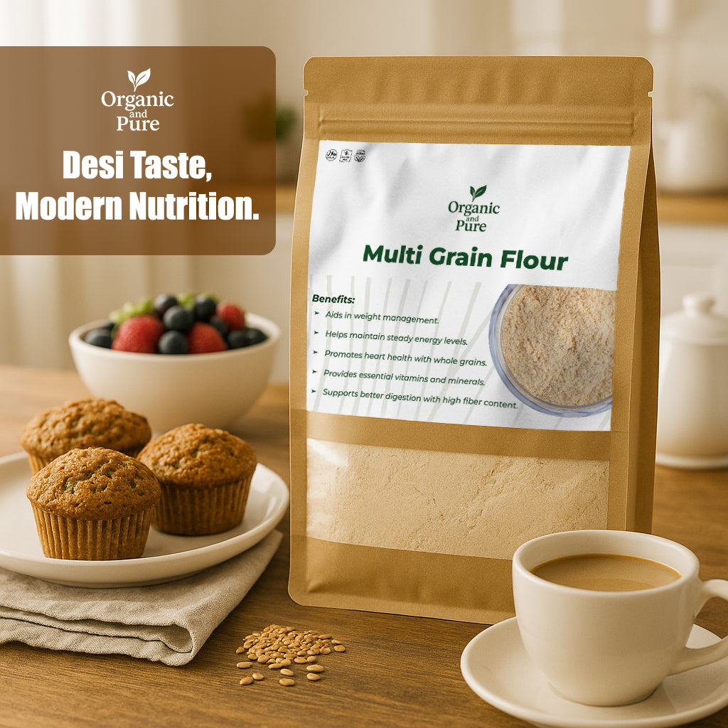 Organic and Pure Multi Grain Flour