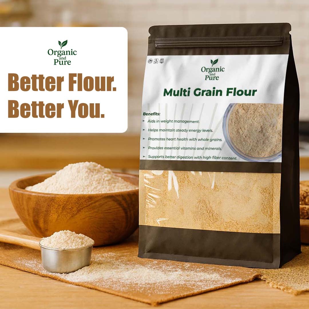 Organic and Pure Multi Grain Flour